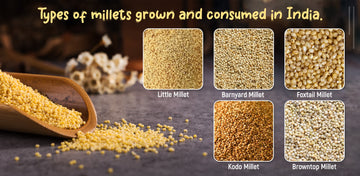 Type of millet grown and consumed in India