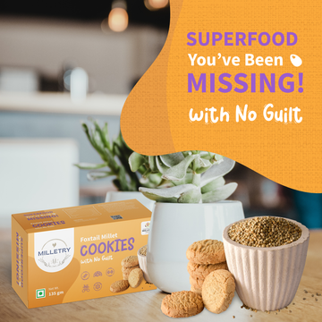 Foxtail Millet Cookies Guilt-Free, High-Protein, Nutrient-Rich Snack for All Ages