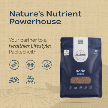 Milletry Barnyard Millet Guilt-Free, High Protein, Low GI, Versatile Superfood