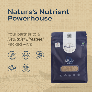 Little Millet Grain Protein-Packed, High-Fiber Superfood for Easy Cooking