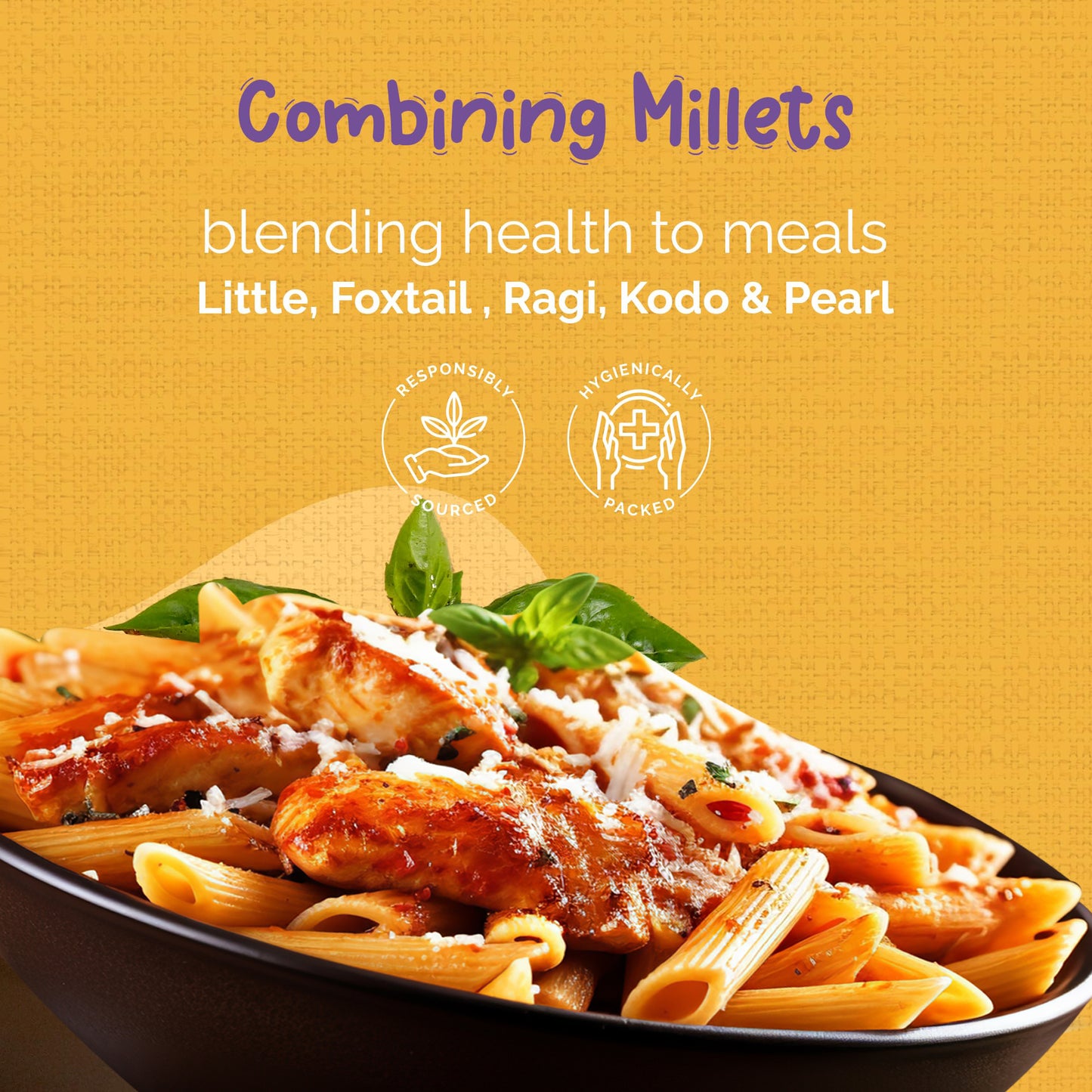 
                  
                    Milletry Multi-Millet Pasta High-Protein, Fiber-Rich Superfood with Masala
                  
                