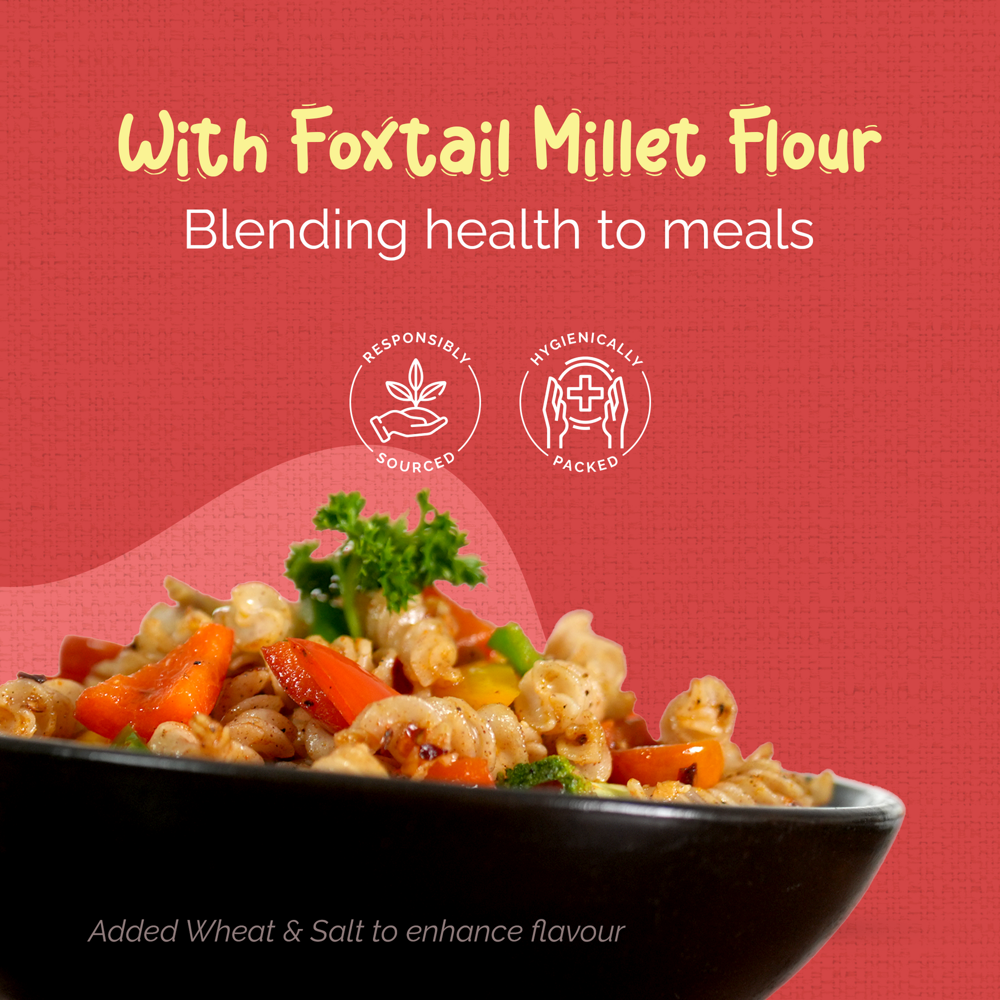 with foxtail millet flour