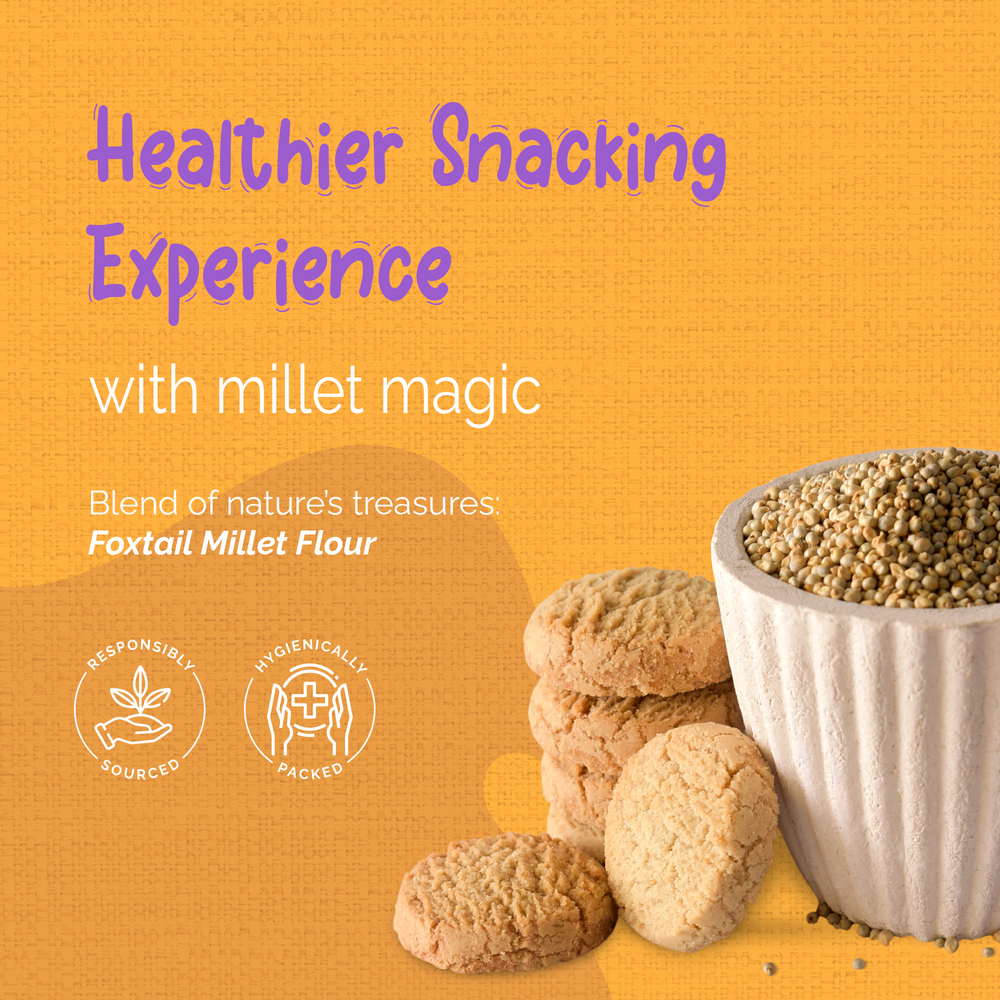 
                  
                    Foxtail Millet Cookies Guilt-Free, High-Protein, Nutrient-Rich Snack for All Ages
                  
                