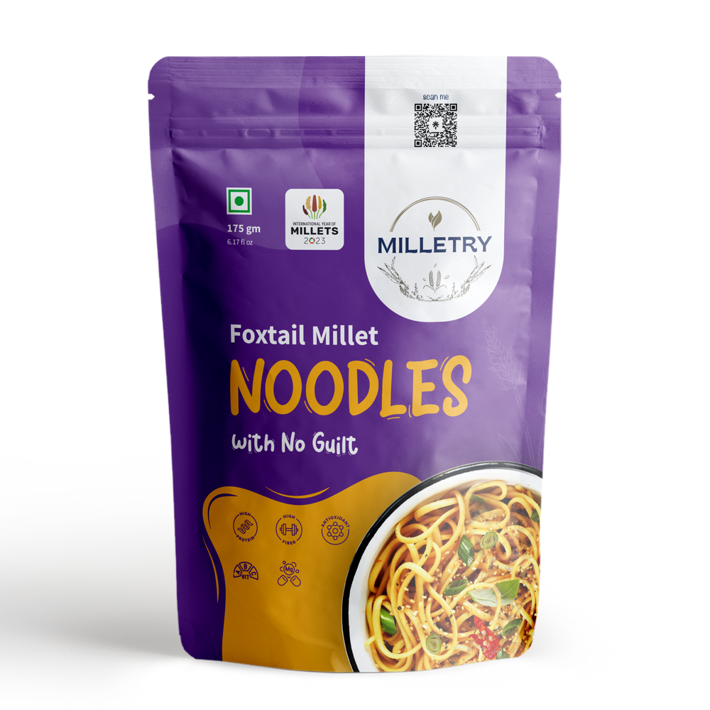 
                  
                    Foxtail Millet Noodles | Milletry
                  
                