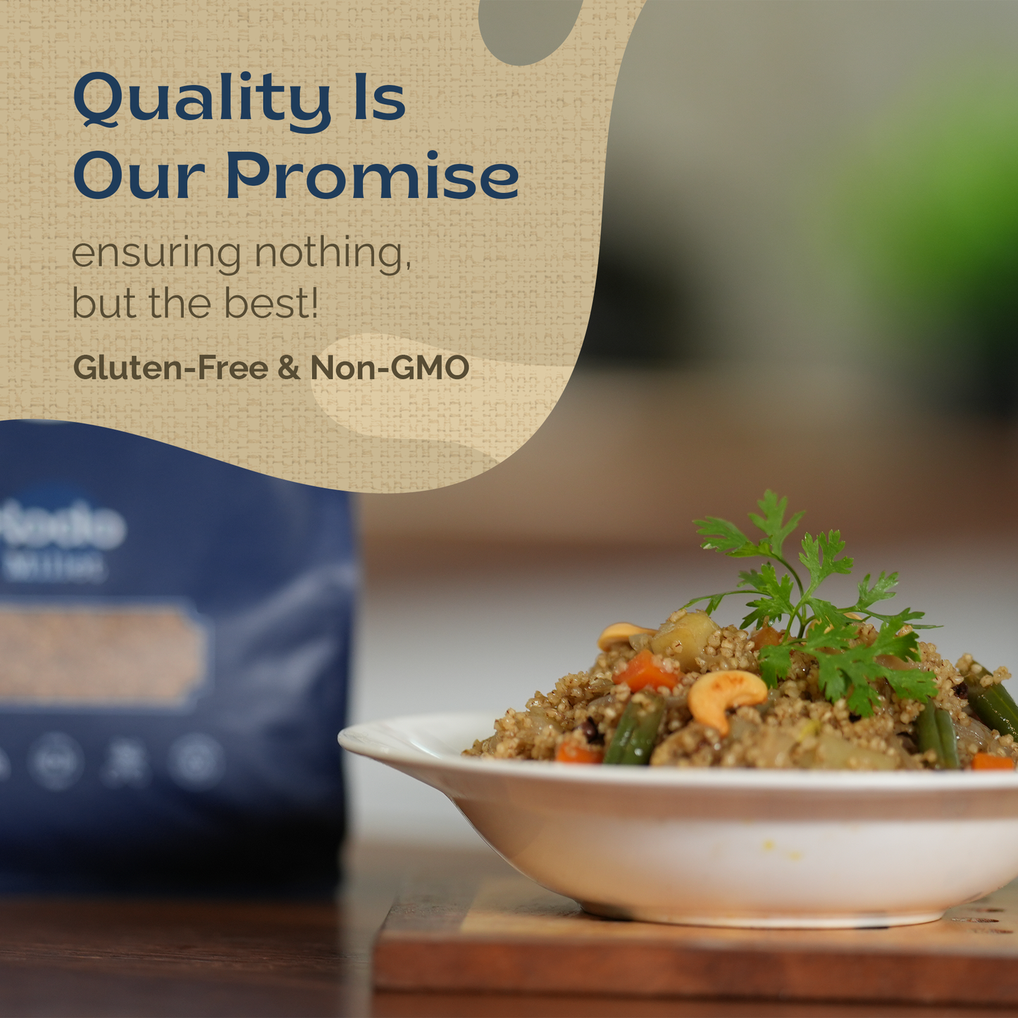 
                  
                    Milletry Kodo Millet High-Protein, Guilt-Free, Digestive Aid, Low-Glycemic, Versatile.
                  
                