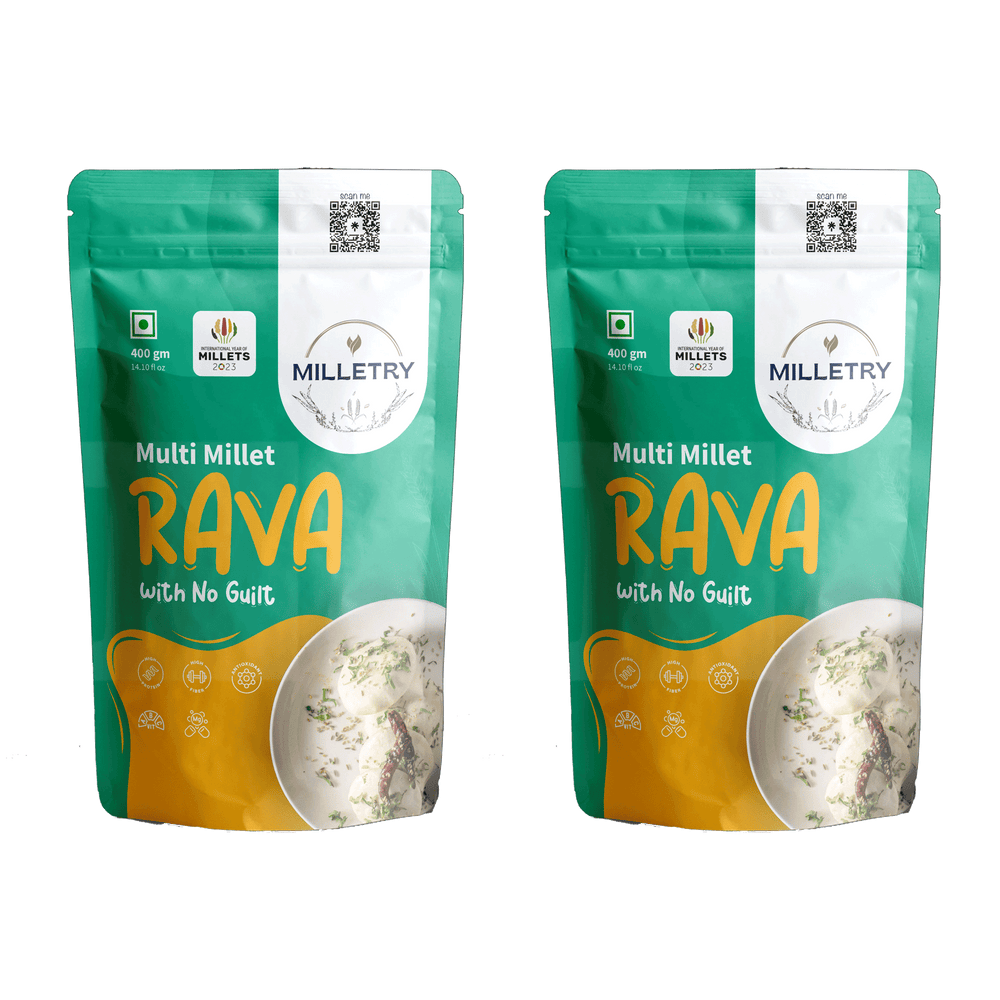 
                  
                    Multi Millet Rava Mix Iron-Rich, High-Protein Breakfast for Idli & Upma
                  
                