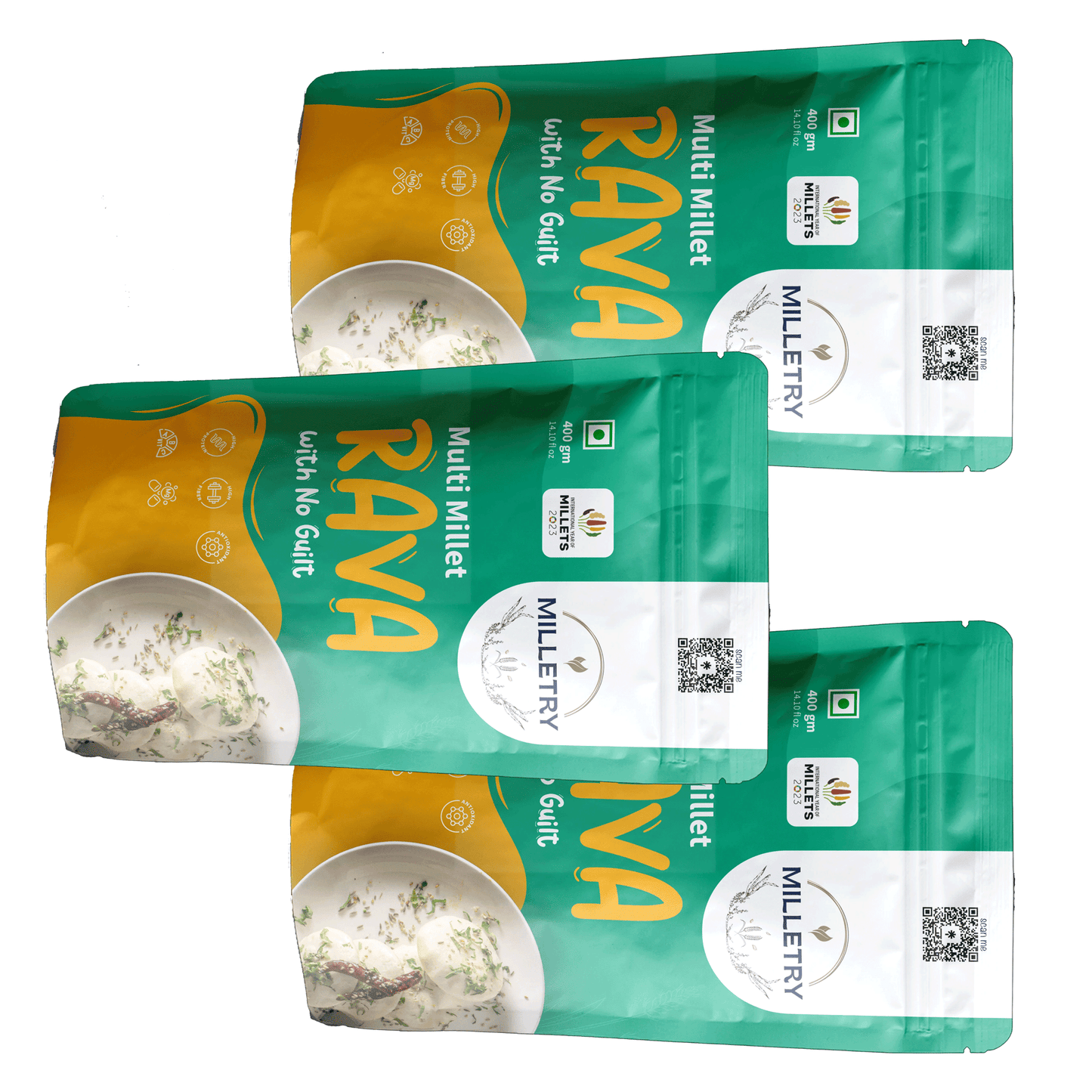 
                  
                    Multi Millet Rava Mix Iron-Rich, High-Protein Breakfast for Idli & Upma
                  
                