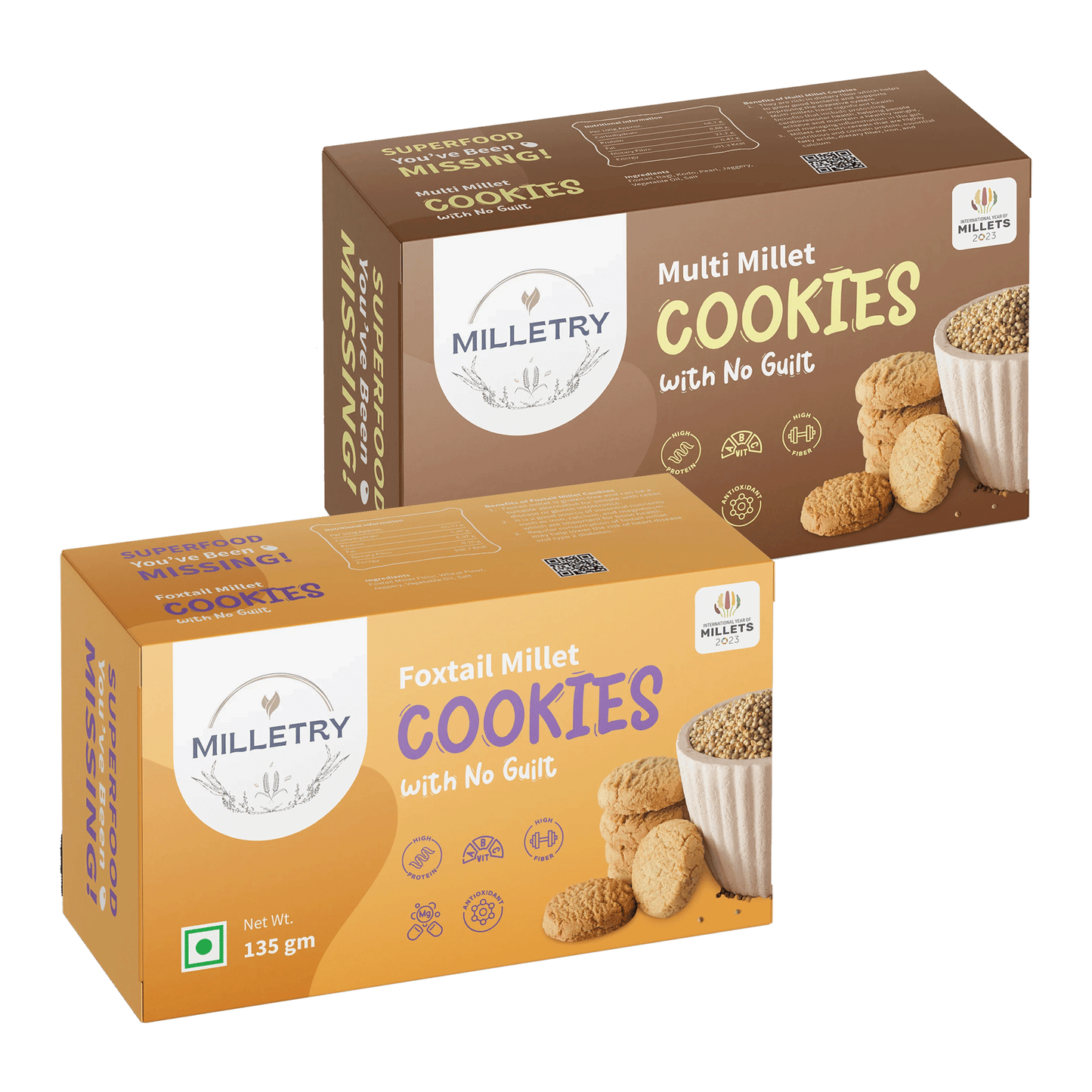 
                  
                    Combo pack of millet cookies 
                  
                