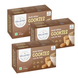 Milletry Multi Millet Cookies for Kids &amp; Adults, Gluten-Free Biscuits, Foxtail, Pearl, Ragi, Kodo &amp; Jaggery, High Protein, Fibre, Superfood Snacks, Helps with Digestion(135g Atta Cookies in Fresh)